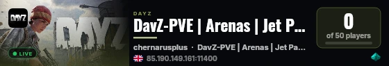 DavZ-PVE | Arenas | Jet Packs | Trader | Map | Bosses - Fresh W live status badge