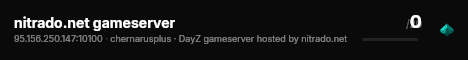 nitrado.net gameserver live status badge
