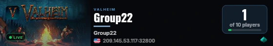 Group22 live status badge
