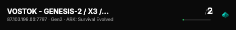 VOSTOK - GENESIS-2 / X3 / SS / CLUSTER - (v361.7) live status badge