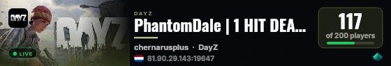 PhantomDale | 1 HIT DEATH | ZERO STAMINA | AI SNIPERS | NO HUD | AGONY MODE live status badge