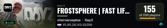 FROSTSPHERE | FAST LIFE | Pure PvP | No BaseBuilding | Short Wipe Cycle | Guns On Spawn live status badge