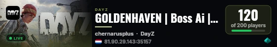 GOLDENHAVEN | Boss Ai | Tarkov Mode | RaidBlocks | Quests | Stamina++ live status badge