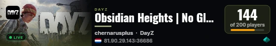 Obsidian Heights | No Global Chat | Hardcore | Radio Only | SILENT HORIZON | Fog++ live status badge