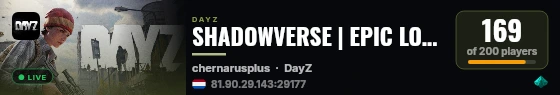 SHADOWVERSE | EPIC LOOT RUN | BaseBuilding+ | Night Events | Классический Чернарус | Boss Monsters live status badge