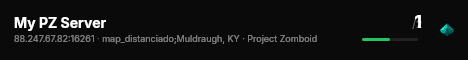 My PZ Server live status badge