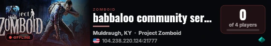 babbaloo community server live status badge