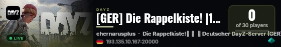 [GER] Die Rappelkiste! |1PP Vanilla+CodeLock| Deutsch/German live status badge
