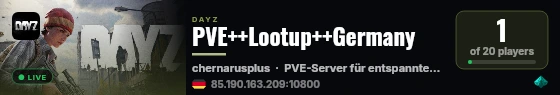 PVE++Lootup++Germany live status badge