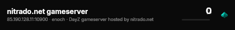 nitrado.net gameserver live status badge