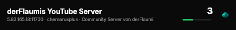 derFlaumis YouTube Server live status badge