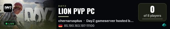 LION PVP PC live status badge