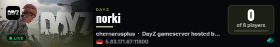 norki live status badge