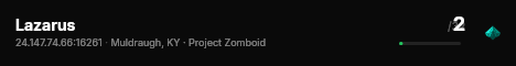 Lazarus live status badge