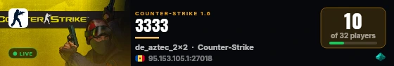 3333 live status badge