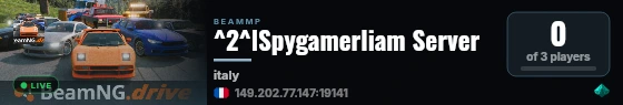 ^2^lSpygamerliam Server live status badge