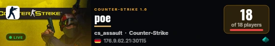 poe live status badge