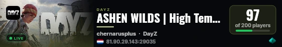 ASHEN WILDS | High Temp | Poisonous Snakes | Jungle Map | Water Sources Vital | Trader No Ammo live status badge