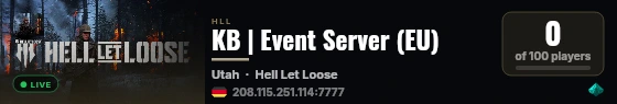 KB | Event Server (EU) live status badge