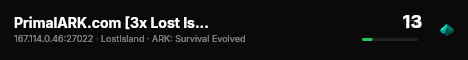 PrimalARK.com [3x Lost Island EPIC-STEAM] NoWipe - (v361.7) live status badge