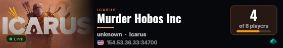 Murder Hobos Inc live status badge