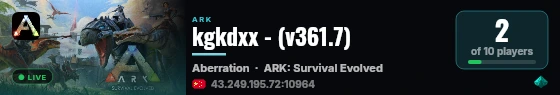 kgkdxx - (v361.7) live status badge