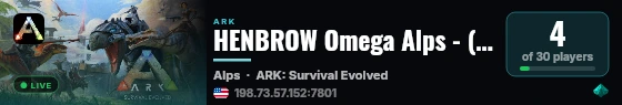 HENBROW Omega Alps - (v361.7) live status badge