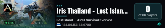 Iris Thailand - Lost Island - PvPvE X10 MOD - (v361.7) live status badge