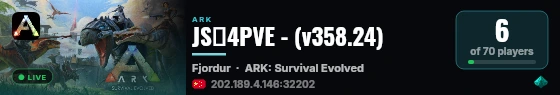 JS！4PVE - (v358.24) live status badge