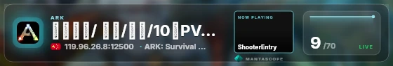 Glass badge preview