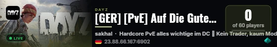 [GER] [PvE] Auf Die Guten Alten Sakhal live status badge
