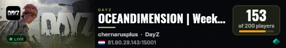 OCEANDIMENSION | Weekend Wipe | RU RELAX ZONE | Vanilla+ | PvE/PvP | Syberia Mod live status badge