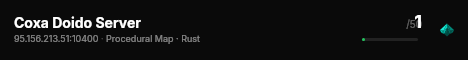 Coxa Doido Server live status badge