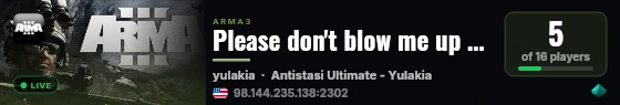 Please don't blow me up with a drone <3 live status badge