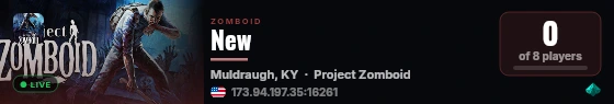 New live status badge