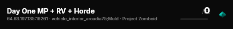 Day One MP + RV + Horde live status badge