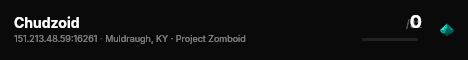 Chudzoid live status badge