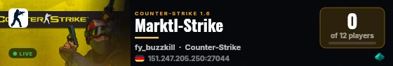Marktl-Strike live status badge