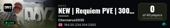 NEW | Requiem PVE | 300k Start | Sci-Fi | Casino | Custom Areas live status badge