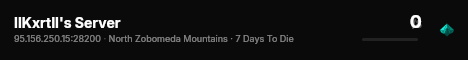 IIKxrtII's Server live status badge