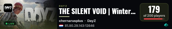 THE SILENT VOID | Winter Map | Trader BBP | GUN+ | Vanilla++ | C4 RAID live status badge