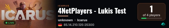 4NetPlayers - Lukis Test live status badge