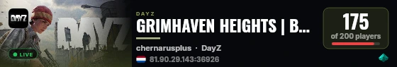 GRIMHAVEN HEIGHTS | Building++ | X2 Loot | Trader | EU Realm | RaidTime Weekends live status badge
