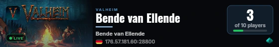Bende van Ellende live status badge