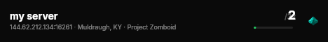 my server live status badge