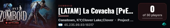 [LATAM] La Covacha [PvE/PvP] [Season 7] live status badge
