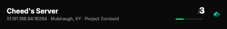 Cheed's Server live status badge