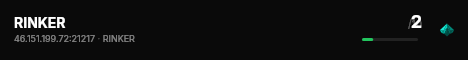 RINKER live status badge