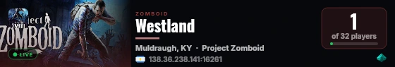 Westland live status badge