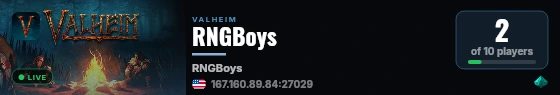 RNGBoys live status badge